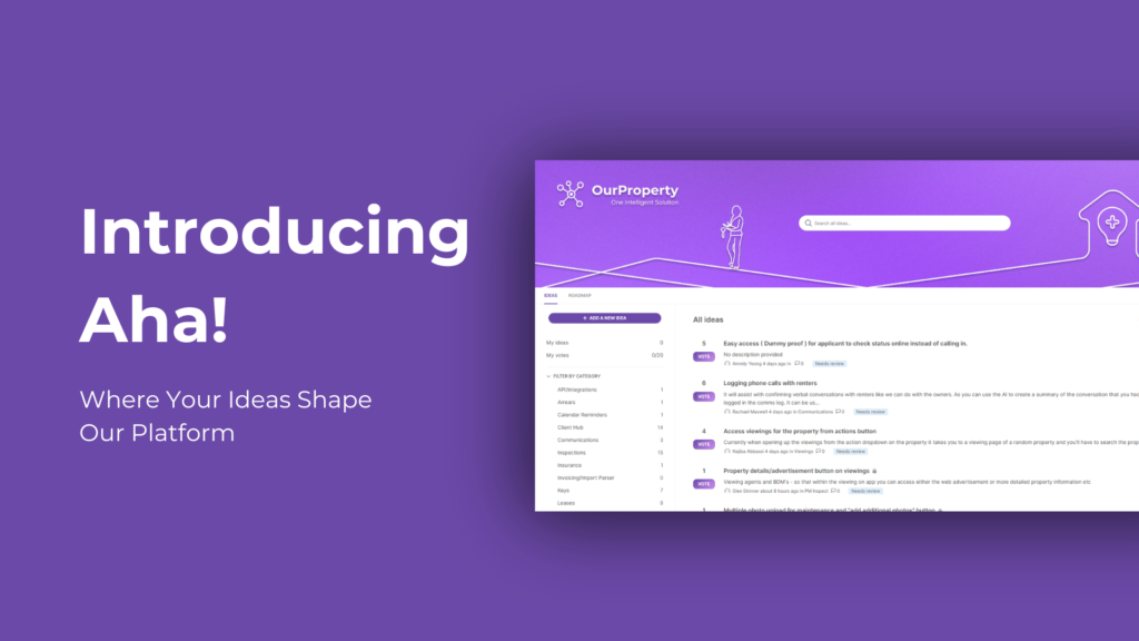 Announcing Aha!: Our New Ideas Portal