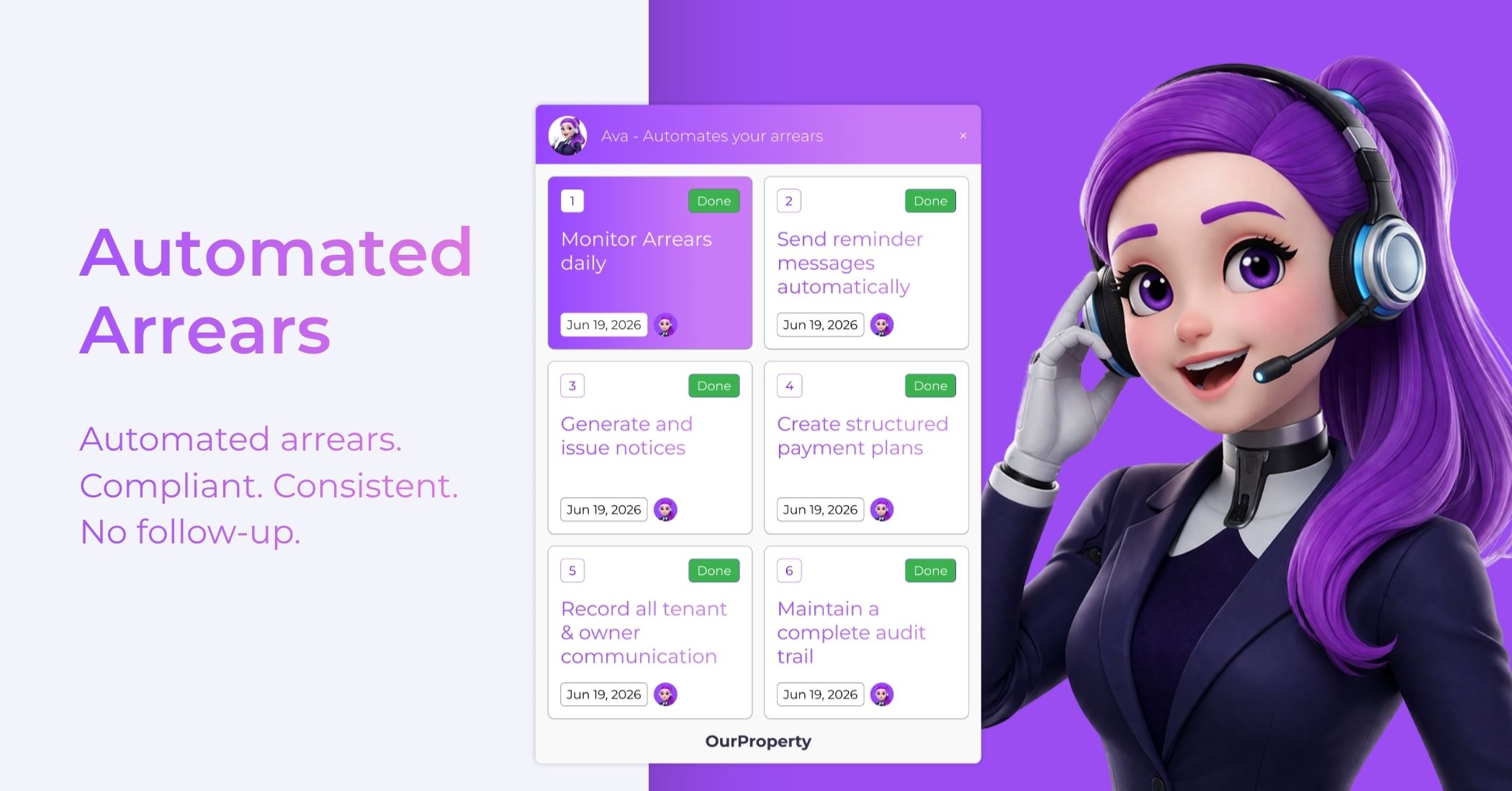 A closer look at arrears in OurProperty